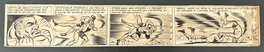 René Pellos - René Pellos "L'Abeille" Format Strip Presse Régionale du Rhône CIRCA 1950 - Planche originale