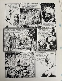 César Spadari - Phantom with black woman - Comic Strip