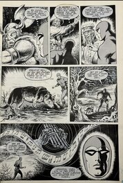 César Spadari - Phantom with Satiro “The Mistery of Polymos” - Planche originale
