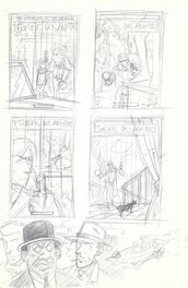 André Taymans - Sam griffith - essais de couverture - Original art