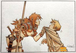 Xavier Fourquemin - Alban - Original Illustration