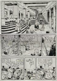 Phicil - Phicil, Georges Frog#4, American Dream, planche n°12, 2010. - Comic Strip