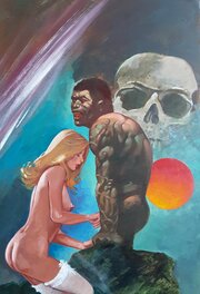 Alarico Gattia - "La Mort voyage en première classe" – Hors-Série Jaune – Couverture Elvifrance - Couverture originale