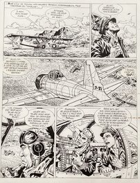 Félix Molinari - Les tigres volants - Planche originale