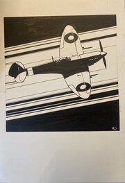 Stéphan Agosto - Stéphan Agosto, couverture originale du portfolio "Ciel sans Pilote". - Original Cover