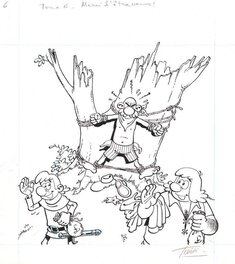 Turk - Robin Dubois - Tome 6 - "Merci d'être venu!" - Couverture - Original Cover