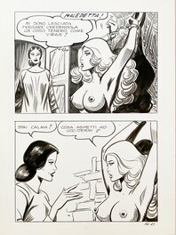 Birago Balzano - Zora la vampira - Planche originale - Comic Strip