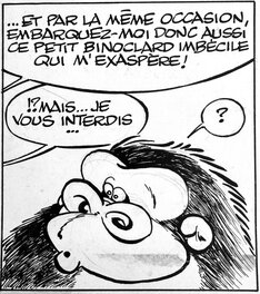 Greg - Achille Talon et le quadrumane optimiste - planche originale - comic art b