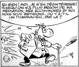 Greg - Achille Talon et le quadrumane optimiste - planche originale - comic art f