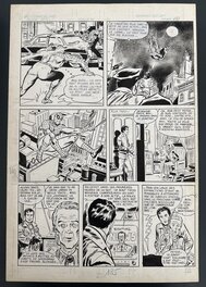 Planche Originale Gérald Forton "Spider-Man contre le Scorpion page 2" Parution Télé Junior N°40 1980