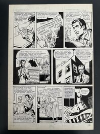 Planche Originale Gérald Forton "Spider-Man contre le Scorpion page 3" Parution Télé Junior N°40 1980