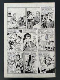 Planche Originale Gérald Forton "Spider-Man contre le Scorpion page 4" Parution Télé Junior N°40 1980