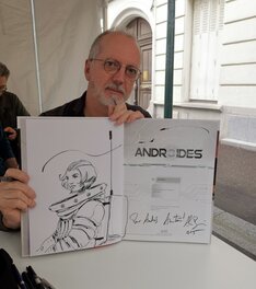 Alain Brion en dédicace à Clichy