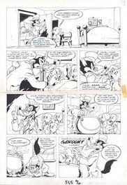 Ed van Schuijlenburg - Ed van Schuijlenburg | 1975 | De grote boze wolf - Planche originale