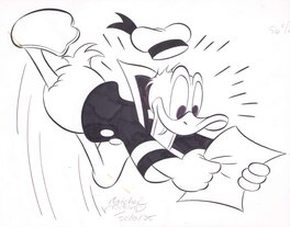 Michel Nadorp - Michel Nadorp | Donald Duck - Original Illustration