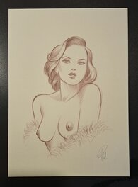 Laurent Paturaud - Giselle - Illustration originale