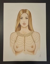 Laurent Paturaud - Princesse - Illustration originale