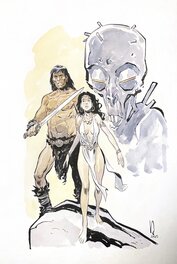 Virginie Augustin - Virginie Augustin Conan - Illustration originale