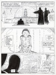 Moebius - Planche ORIGINALE 66 – LE MONDE D’EDENA : LA DÉESSE - Planche originale