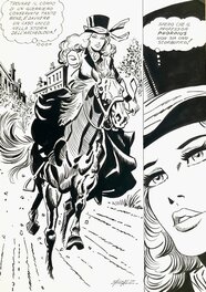 Birago Balzano - Zora la vampira - Illustration originale de Zora - Comic Strip