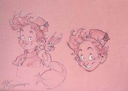 Yasmine Stalpaert - Spirou - Illustration originale