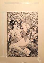 Ken Tsukikage - Les jardins d'Edo - Planche originale