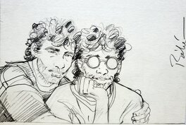 Joseph Béhé - crayonné - Œuvre originale