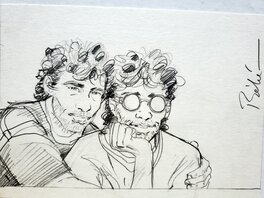 Crayonné ayant servi de base à l'illustration Crayonné ayant servi de base à l'illustration