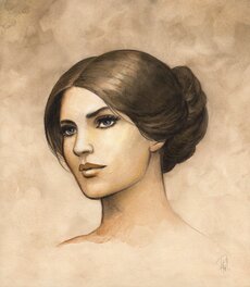 Portrait couleur d'Adèle