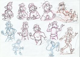 Philippe Delzenne - Jommeke 309: De Schat van Niemand - Planche originale