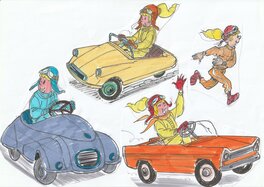 Philippe Delzenne - Jommeke 311: De Jampuddingcup - Planche originale