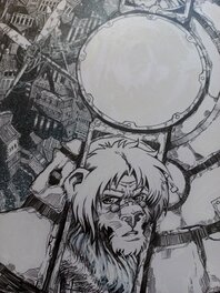 Détail lion
