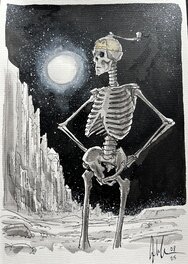 Eric Liberge - Liberge, Monsieur Mardi Gras Descendre, illustration, 2025. - Illustration originale