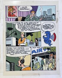 1985 - le Voyage de Mr Gulliver : Mise en couleur originale (planche 2)