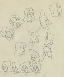 Paul Grimault - Le Roi et l'oiseau - Planche originale