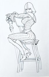 Sylvain Guinebaud - Dark Vadorette par Sylvain Guinebaud - Original Illustration