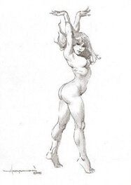 Mike Hoffman - Dancer - Original Illustration