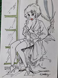 François Walthéry - Natacha en PJ et couleurs - Comic Strip