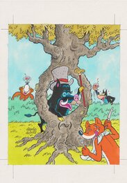 Claude Dubois - Sylvain et Sylvette - Illustration originale