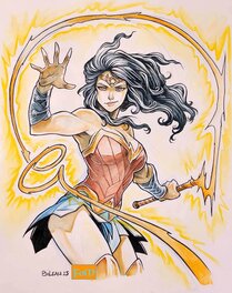 Stéphane Bileau - Wonder Woman - Illustration originale