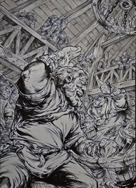Pierre-Denis Goux - Nains - Rewdin de la Forge - Illustration originale