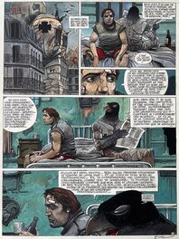 Enki Bilal - La Foire aux immortels - Planche originale 39