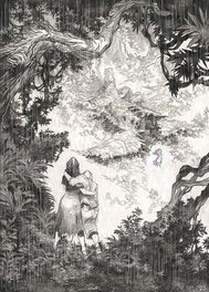 Olivier Pont - Couverture originale inédite T1, couverture du coffret - Un putain de Salopard - Original Cover