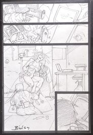 Simon BISLEY planche intérieure Signée
