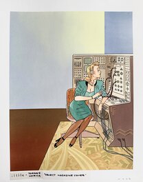 Daniel Torres - Illustration pour la couverture d'"Object Magazine", édition de janvier 1993 - Illustration originale
