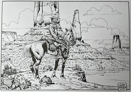 Colin Wilson - Wilson Colin - Commission Bleuberry - Illustration originale