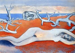Edmond Baudoin - Deux ou trois choses qui me sont inconnues page 34 - Illustration originale