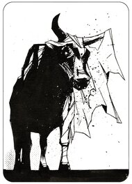 Matthew Dunn - Bullfight - Illustration originale