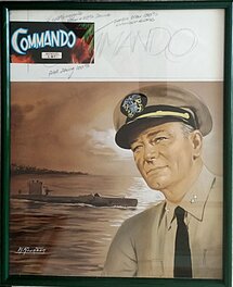 Michel Gourdon - Couverture "Commando" - Couverture originale