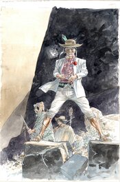 Hermann - Bernard Prince #8 [La flamme verte du conquistador] réédition - Couverture originale